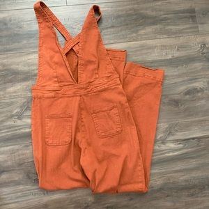 Rust orange jumpsuit UO